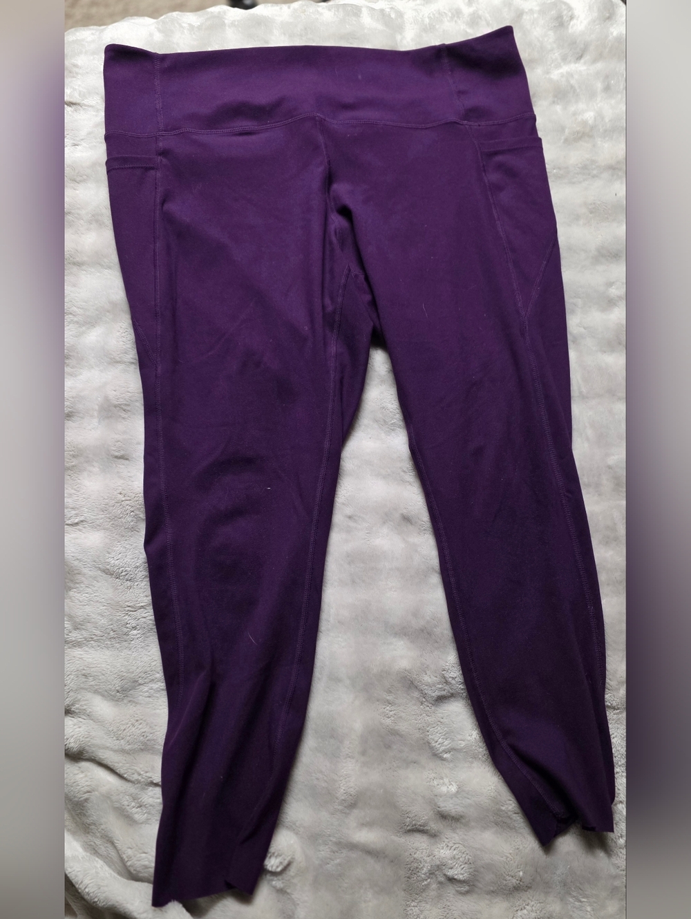Danskin Plum Stretch Leggings-XXL